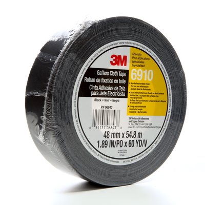 3M™ 6910 PE Coated Black Duct Tape